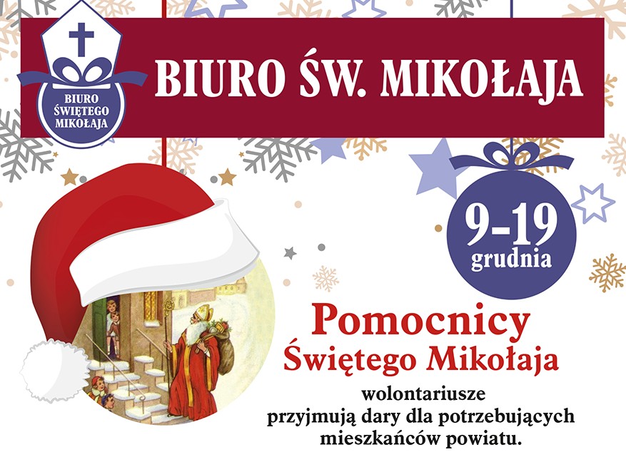 Zbiórka Darów W Biurach Świętego Mikołaja